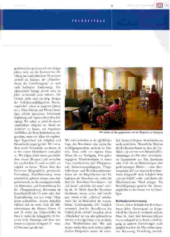 Vorschauseite 3: projekt psychosoziales betreuungszentrum mauer (pbz)