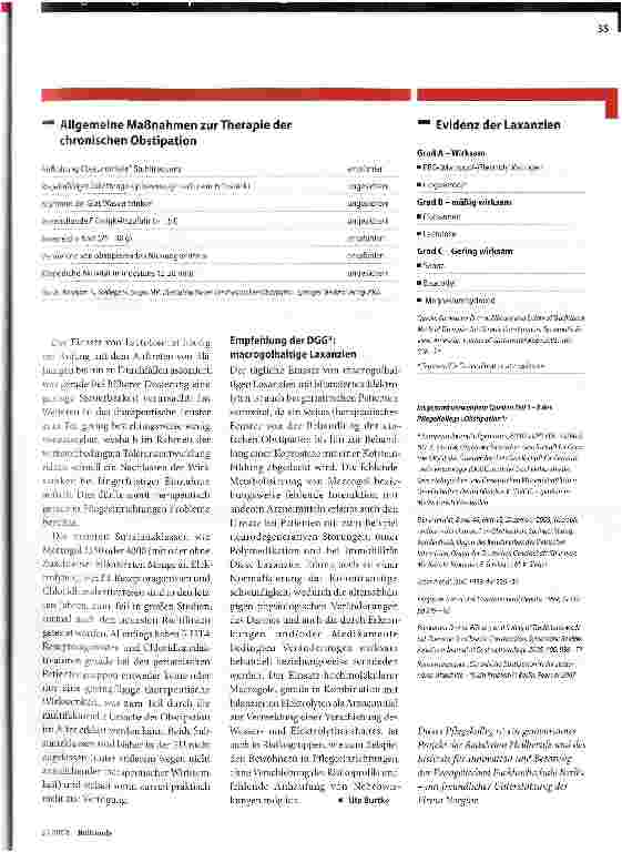 Vorschauseite 2: Therapie bei Verstopfung