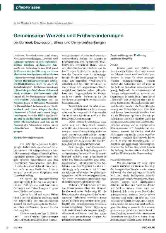 Vorschauseite 1: Gemeinsame Wurzeln und Frühveränderungen