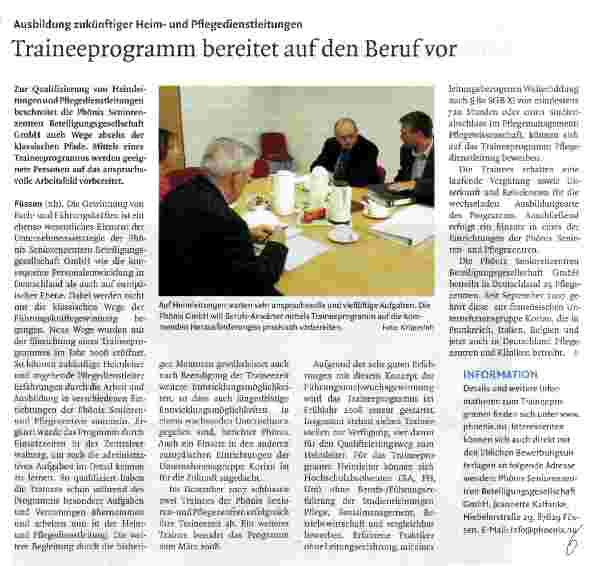 Vorschauseite 1: Traineeprogramm bereitet auf den Beruf vor