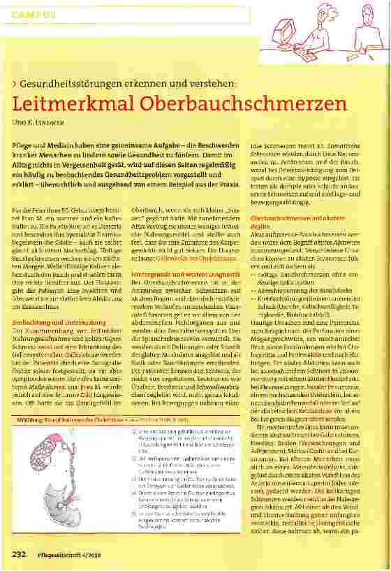 Vorschauseite 1: Leitmerkmal Oberbauchschmerzen