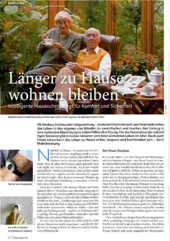 Vorschauseite 1: Länger zu Hause wohnen bleiben