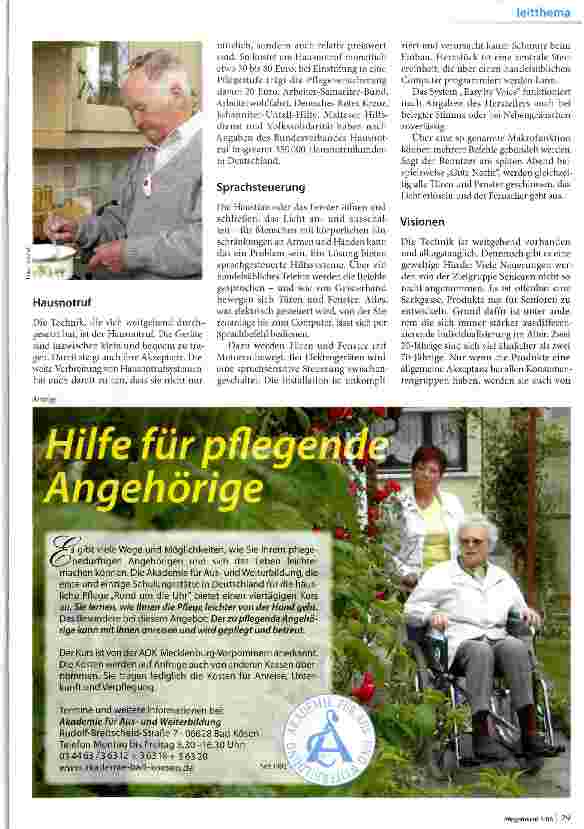 Vorschauseite 4: Länger zu Hause wohnen bleiben