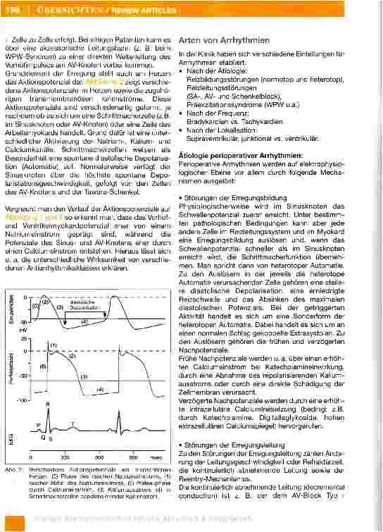 Vorschauseite 2: Therapie perioperativer Arrhythmien