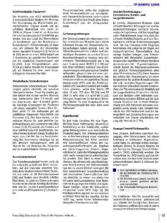 Vorschauseite 2: Einsatz des Fixateur externe bei Schwerverletzten