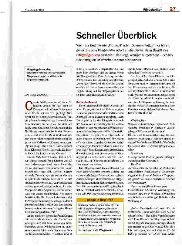 Vorschauseite 1: Schneller Überblick