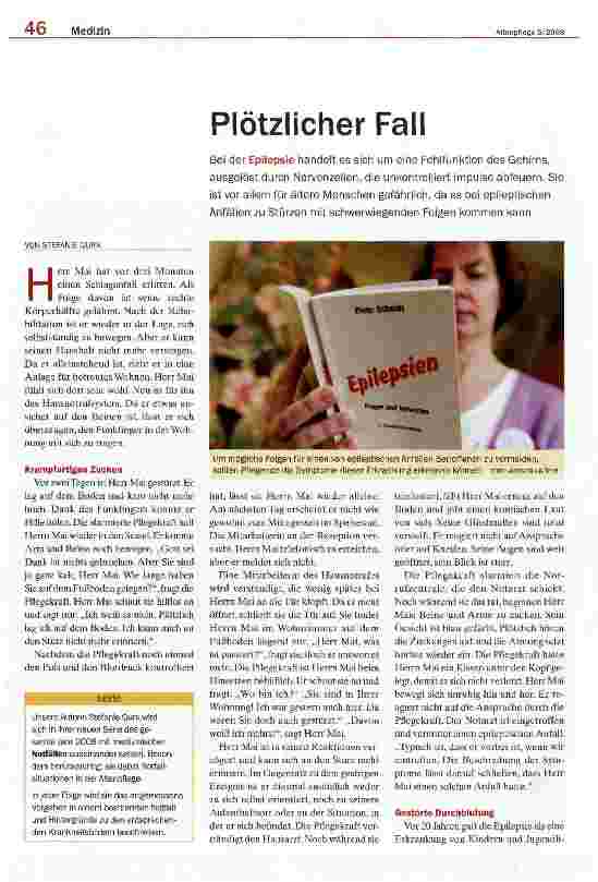 Vorschauseite 1: Plötzlicher Fall