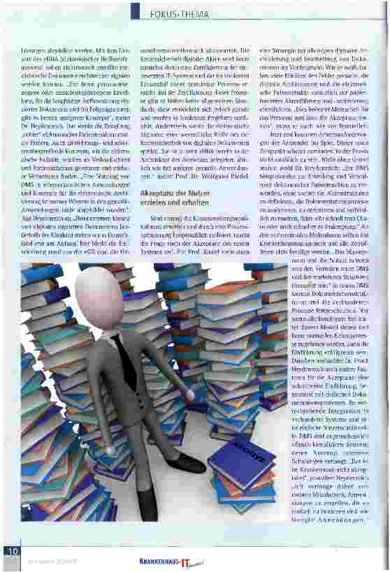 Vorschauseite 5: Archiv-Systeme -Abschied vom Aufwand