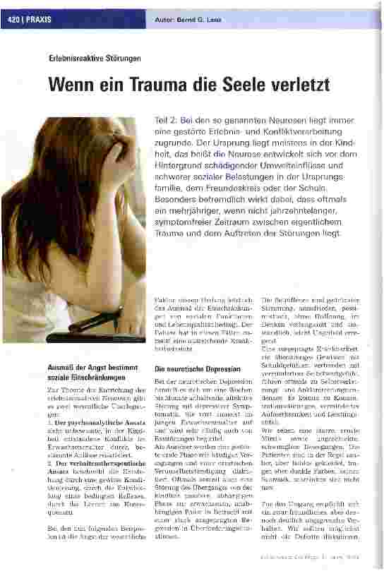 Vorschauseite 1: Wenn ein Trauma die Seele verletzt