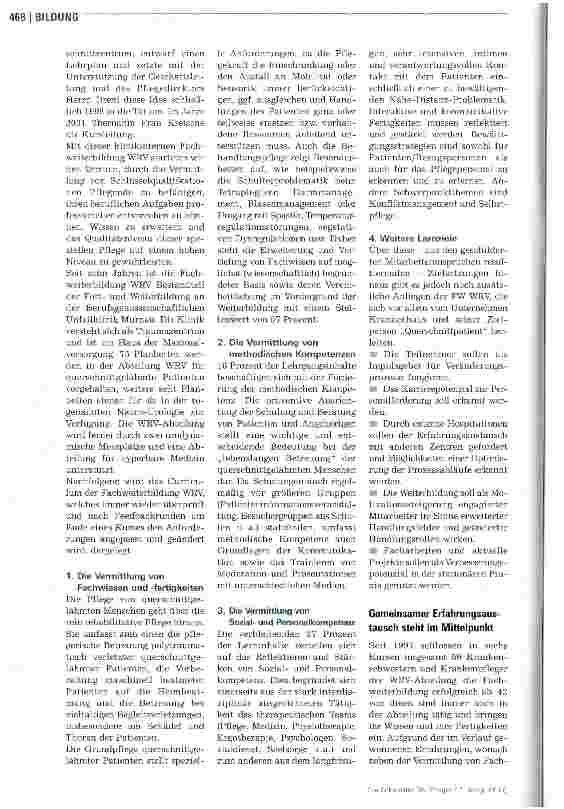 Vorschauseite 3: Pflege querschnittgelähmter Menschen