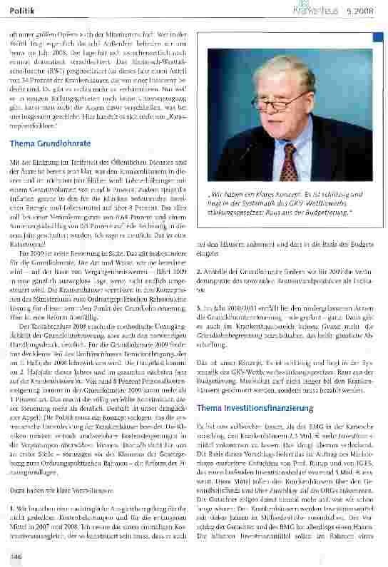 Vorschauseite 2: Die Lage der Krankenhäuser in Deutschland