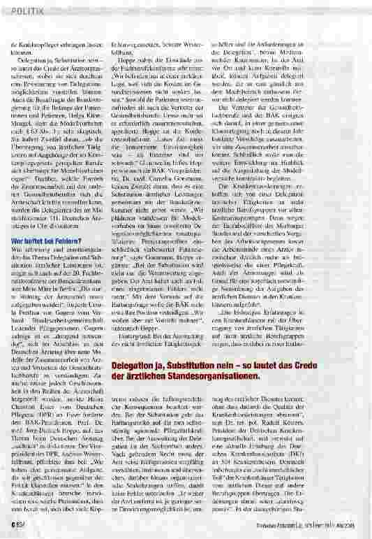 Vorschauseite 2: Mangel macht vieles möglich