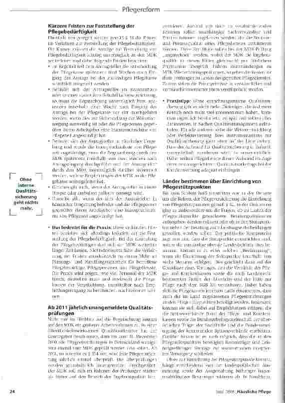 Vorschauseite 5: Perspektiven für Pflegedienste