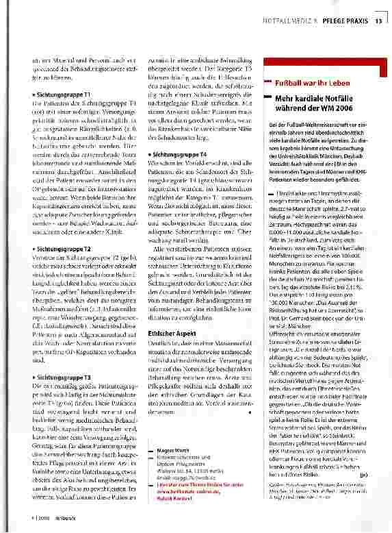 Vorschauseite 3: Notfallplan im Krankenhaus