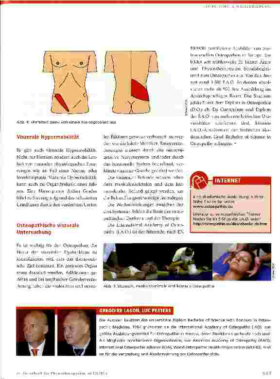 Vorschauseite 4: Osteopathie- Viszerale Osteopathie