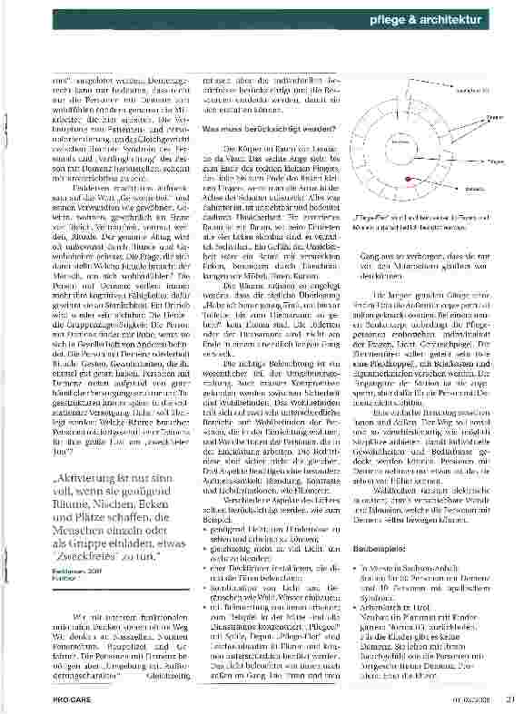 Vorschauseite 2: Zukunft Wohnen mit Demenz- Mehr Lebensqualität durch adäquate Wohnformen und innovative Architektur