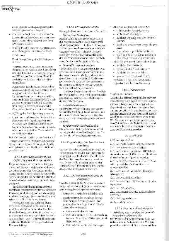 Vorschauseite 3: Baulich-räumliche Gestaltung von Sterilisationsabteilungen
