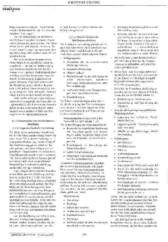 Vorschauseite 5: Baulich-räumliche Gestaltung von Sterilisationsabteilungen
