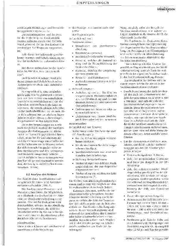 Vorschauseite 6: Baulich-räumliche Gestaltung von Sterilisationsabteilungen