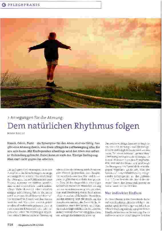 Vorschauseite 1: Dem natürlichen Rhythmus folgen