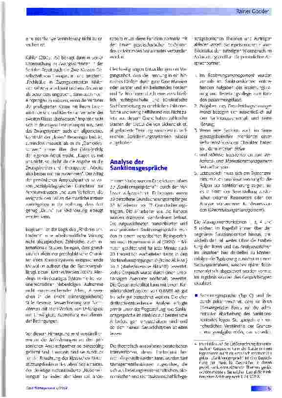 Vorschauseite 2: Annäherung an ein schwieriges Thema Beratung und Zwangskontext