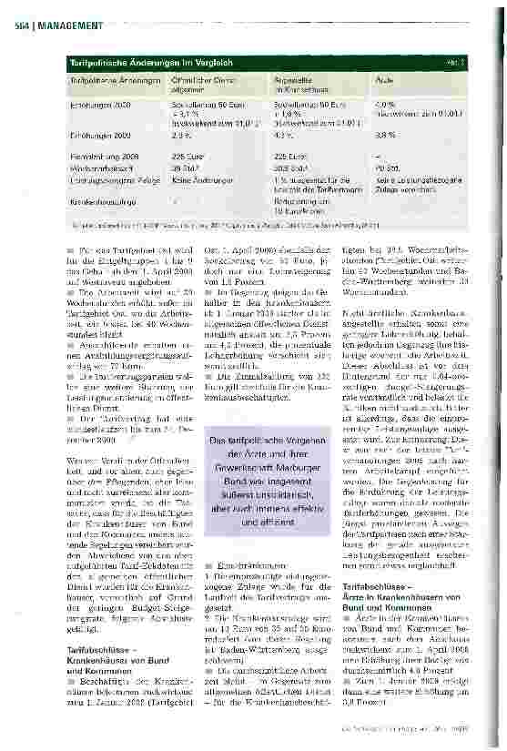 Vorschauseite 3: Geld oder Stellen? - Vom Leid der Tarifabschlüsse im Gesundheitswesen
