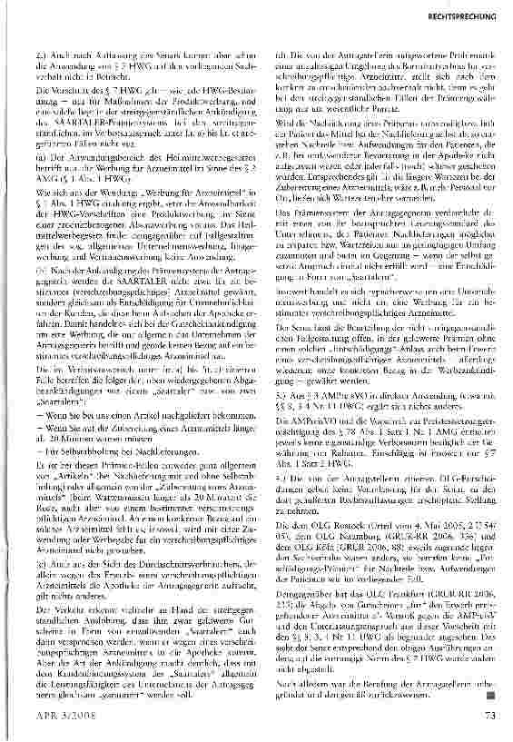 Vorschauseite 3: Barrabatt für verschreibungspflichtige Arzneimittel