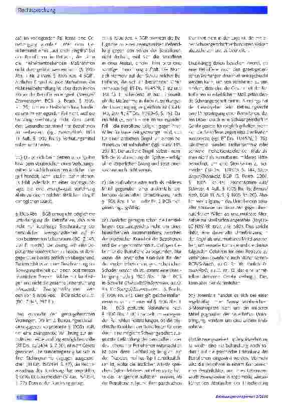 Vorschauseite 3: Keine Zwangsmaßnahmen zur Verabreichung einer Depotspritze zur Verhütung einer Schwangerschaft