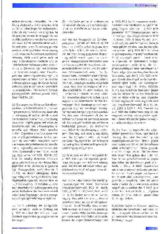 Vorschauseite 4: Keine Zwangsmaßnahmen zur Verabreichung einer Depotspritze zur Verhütung einer Schwangerschaft