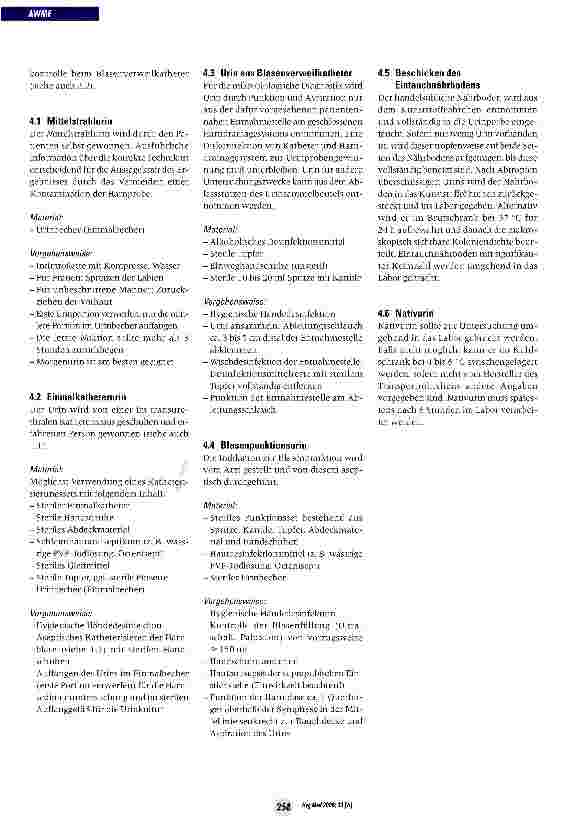 Vorschauseite 3: Die Harndrainage Empfehlung des Arbeitskreises „Krankenhausund Praxishygiene derAWMF - AWMF-Register-Nr. 029/007