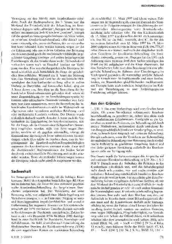 Vorschauseite 2: Medizinische Notwendigkeit von Krankenhausbehandlungen
