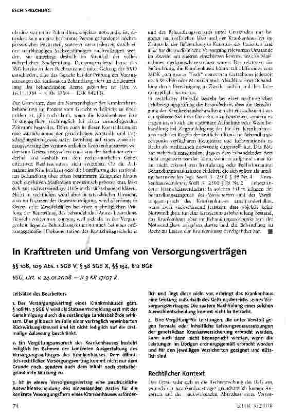 Vorschauseite 5: Medizinische Notwendigkeit von Krankenhausbehandlungen