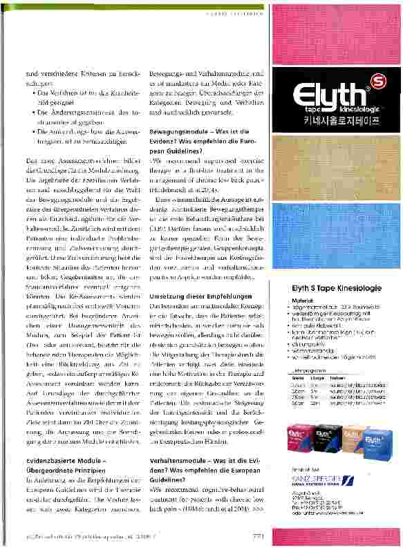 Vorschauseite 6: Multimodales Konzept zur Rehabilitation des unspezifischen chronischen Rückenschmerzes (CLBP) Ein Konzept auf der Grundlage der European Guidelines for the management of Chronic N…