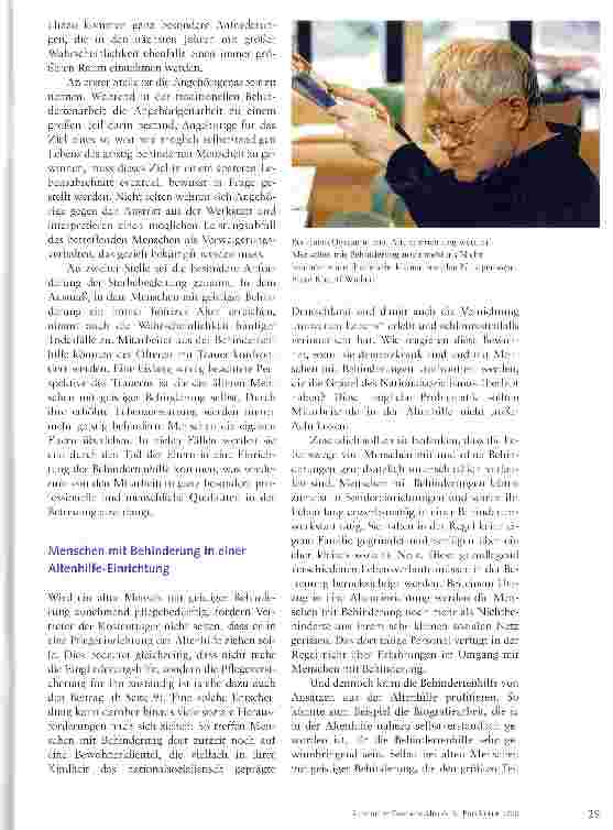 Vorschauseite 3: Geistige Behinderung und Demenz