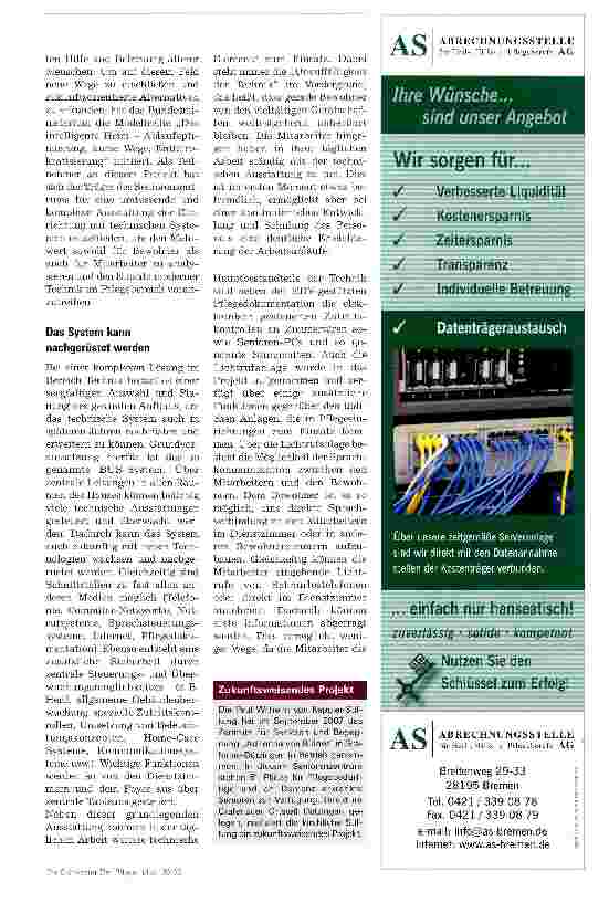 Vorschauseite 2: Modellversuch: Mit mehr Technik zum intelligenten Heim