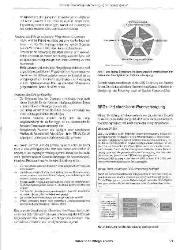 Vorschauseite 2: Ökonomische Relevanz professioneller Überleitung in der Versorgung chronischer Wunden