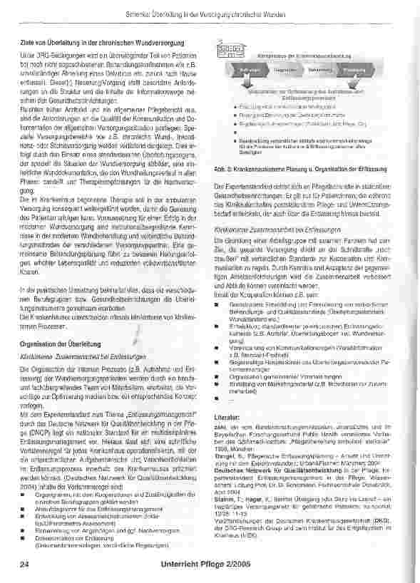 Vorschauseite 5: Ökonomische Relevanz professioneller Überleitung in der Versorgung chronischer Wunden
