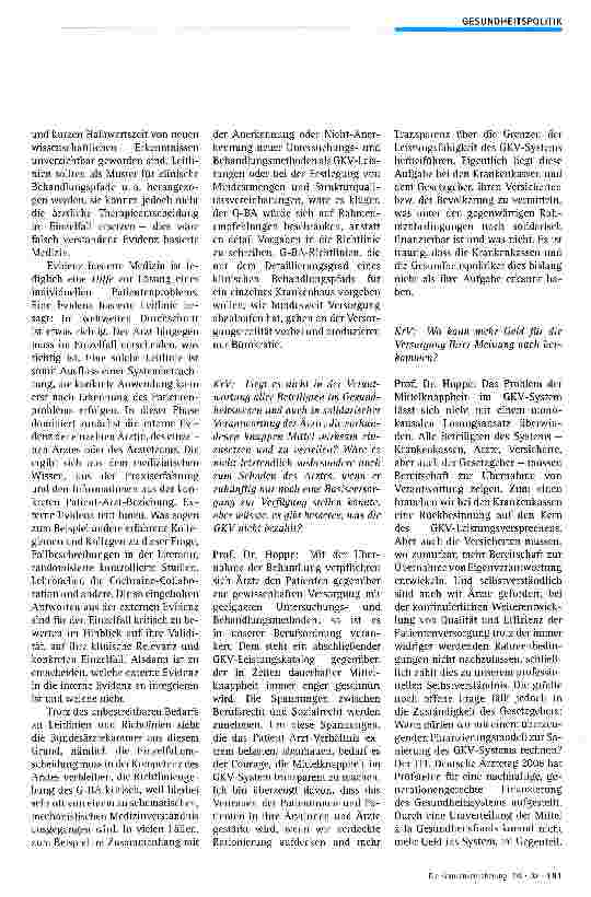 Vorschauseite 2: Alle Beteiligten im System müssen Verantwortung zeigen