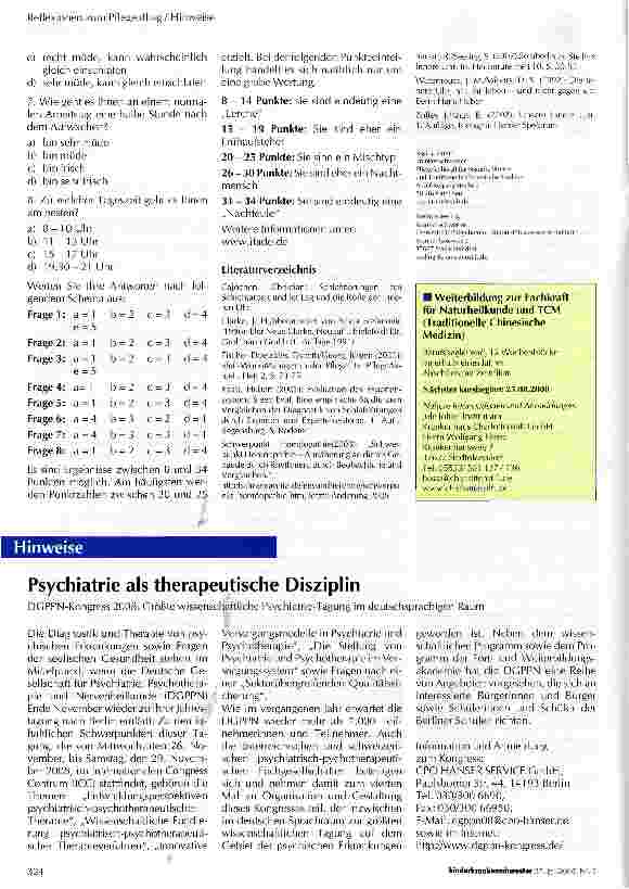 Vorschauseite 3: Chronobiologie als Nachtdiensthilfe