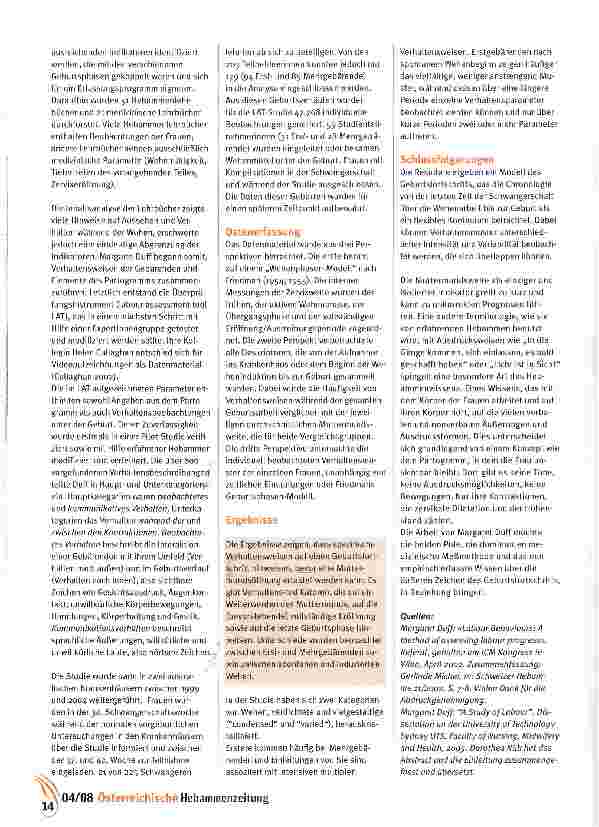 Vorschauseite 2: Alternativen zum Partogramm