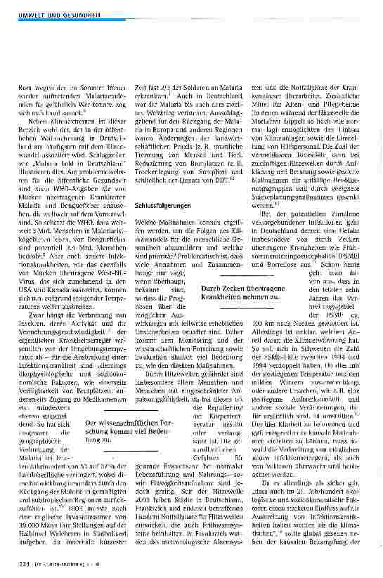 Vorschauseite 3: Auswirkungen des Klimawandels auf die Gesundheit