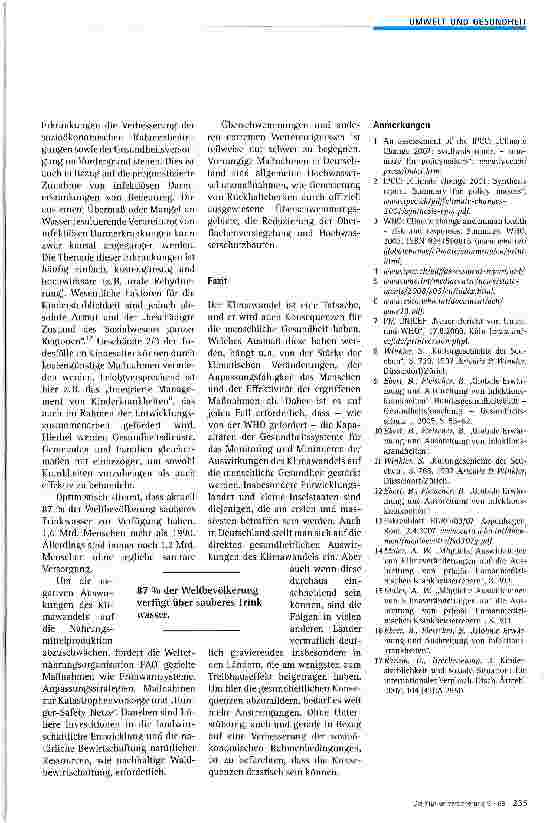 Vorschauseite 4: Auswirkungen des Klimawandels auf die Gesundheit