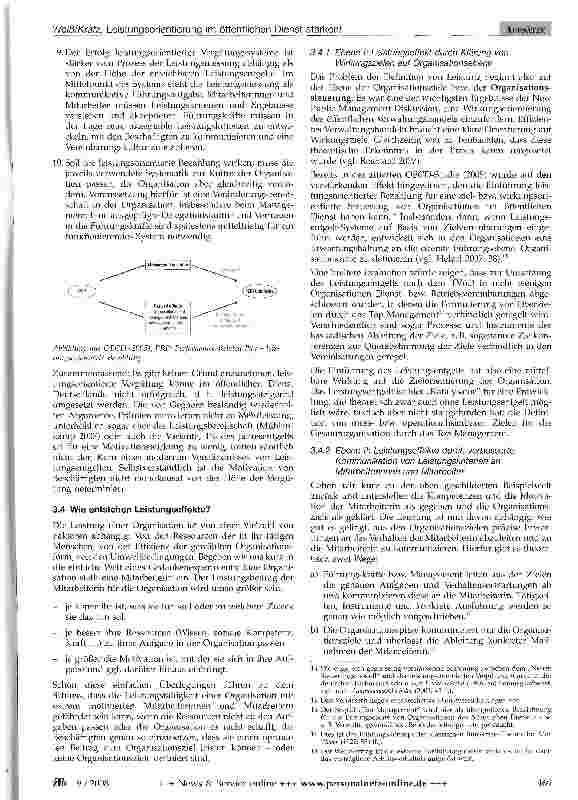 Vorschauseite 4: Die Leistungsorientierung im öffentlichen Dienst stärken!