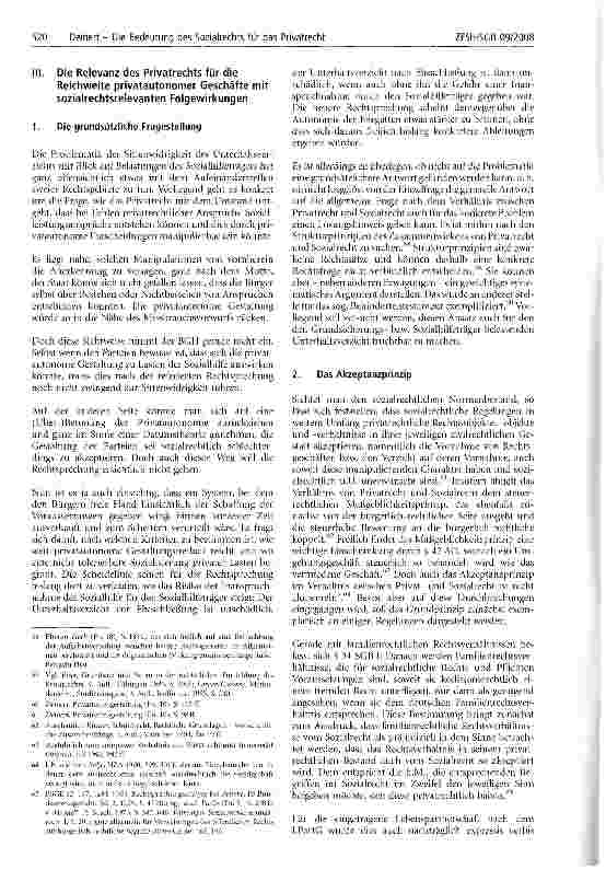 Vorschauseite 6: Die Bedeutung des Sozialrechts für das Privatrecht am Beispiel des Verzichts auf nachehelichen Unterhalt
