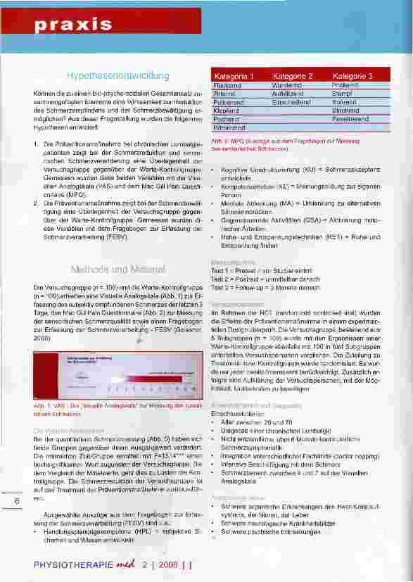 Vorschauseite 2: Reha bei chronischer Lumbalgie