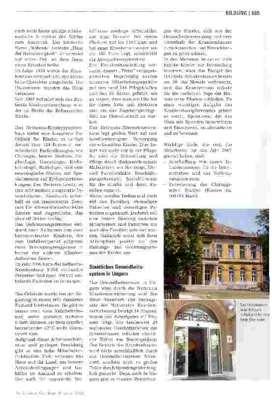 Vorschauseite 2: Ungarns Krankenhäuser Alt und abgenutzt aber mit viel Engagement