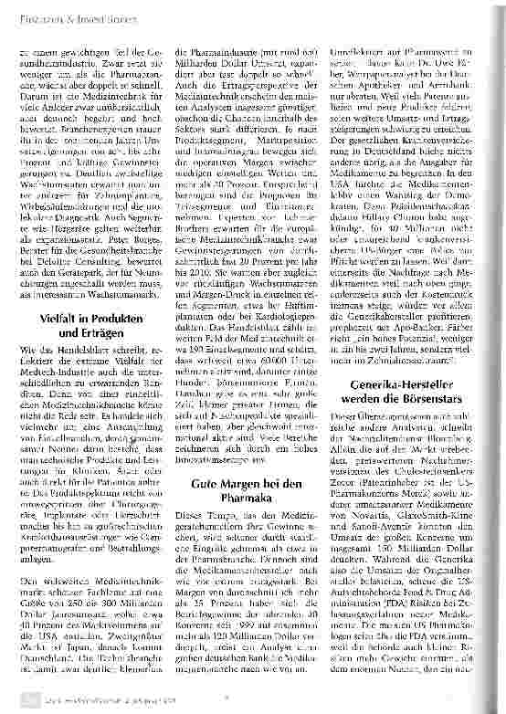 Vorschauseite 2: Gesunde Investitionen