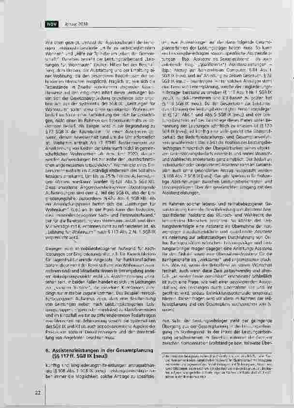 Vorschauseite 2: „Assistenzleistungen im BTHG aus Sicht der Leistungserbringer Teil 2