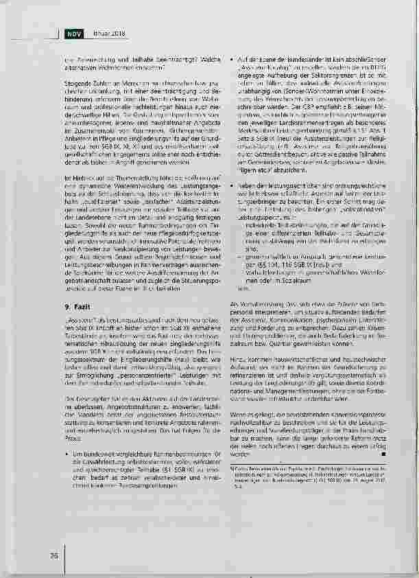Vorschauseite 6: „Assistenzleistungen im BTHG aus Sicht der Leistungserbringer Teil 2