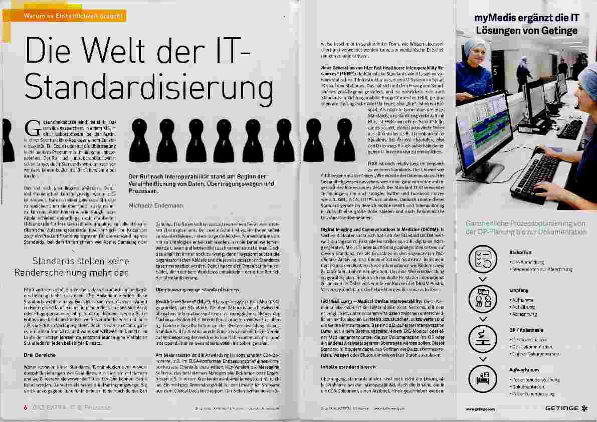 Vorschauseite 1: Die Welt der IT- Standardisierung
